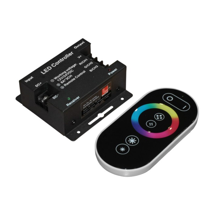 AD Μηχανισμός με Τηλεχειριστήριο - Dimmer RGB 12VDC 288W/24VDC 576W 24A Τροφοδοτικά Led Ταινιών AD Μηχανισμός με Τηλεχειριστήριο - Dimmer RGB 12VDC 288W/24VDC 576W 24A Τροφοδοτικά Led Ταινιών