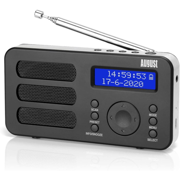 August MB225 - Φορητό DAB+ FM Ραδιόφωνο Ασύρματα Ηχεία Onetrade August MB225 - Φορητό DAB+ FM Ραδιόφωνο Ασύρματα Ηχεία Onetrade