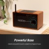 August WS350K - WiFi & Bluetooth Speaker, Brown Wireless Speakers Onetrade