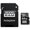 Goodram Memory Card - Microsd+Sd adapter 64GB/XC/C10/U1 Storage Onetrade Goodram Memory Card - Microsd+Sd adapter 64GB/XC/C10/U1 Storage Onetrade