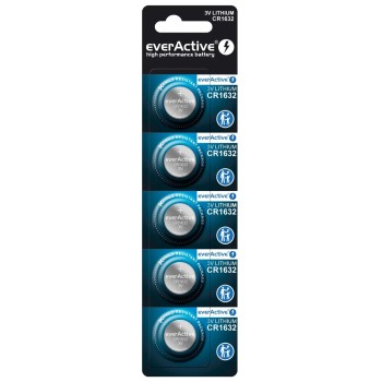EverActive Μπαταρία Λιθίου τύπου ''κουμπί'' CR1632/3V/CR16325BL, 5τεμ  Μπαταρίες Onetrade