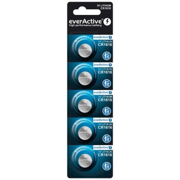  EverActive Μπαταρία Λιθίου τύπου ''κουμπί'' CR1616/3V/CR16165BL, 5τεμ  Μπαταρίες Onetrade