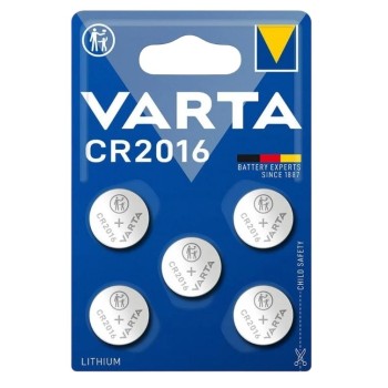 Varta - CR20165BV - Lithium Batteries CR2016/5pcs Batteries Onetrade