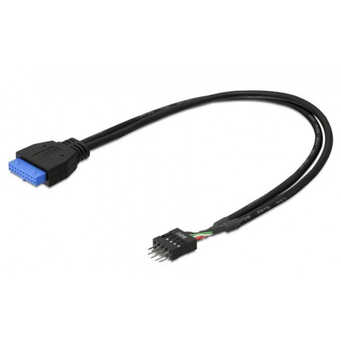 Delock ICOC USBH-308P - Internal Cable USB3.2 19 Pin Female/USB2.0 8 Pin Male 30cm Cables Onetrade Delock ICOC USBH-308P - Internal Cable USB3.2 19 Pin Female/USB2.0 8 Pin Male 30cm Cables Onetrade