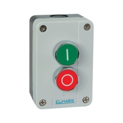 EL- Push Two Button Switch type EL1-BP213/1NO/1NC/IP65/Green-Red