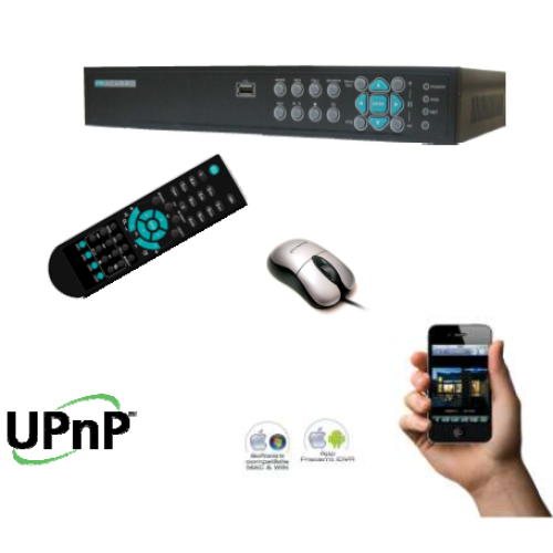 Comparison table of Fracarro DVR TRI recordes
