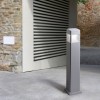 Fumagalli Elisa 800 Grey - LED Bollard 10W CCT Grey Outdoor Luminaires