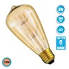 Retro Lamp 3W/2200K/E27 230V with Honey Tinted Glass LED Filament Lamps