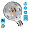Λάμπα Ρετρό 6W/2700K/E27/G125 230V Γλόμπος με Φιμέ Γυαλί Λάμπες LED Filament