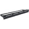 INTELLINET  I-KS PP-24 DLX - Patch Panel 24 Εισόδων Slim 1U Μαύρο Racks Patch Panels Onetrade