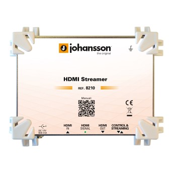 Johansson 8210 - HDMI Streamer Johansson 8210 - HDMI Streamer Modulator Audio - Video Onetrade