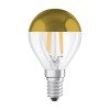 LEDVANCE OSRAM Λάμπα - LED P34 Fil Mirror Gold 4W 827 E14 Filament Λάμπες 