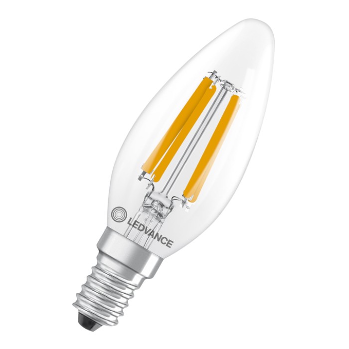 LEDVANCE OSRAM Λάμπα - CLASSIC B 60 FILAMENT V 5.9W 840 CLEAR E14 4000K Λάμπες LED Κεριά Ε14 LEDVANCE OSRAM Λάμπα - CLASSIC B 60 FILAMENT V 5.9W 840 CLEAR E14 4000K Λάμπες LED Κεριά Ε14