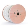 Lokmann 1400 - RG-6 100db Άσπρο 100m Ομοαξονικό Καλώδιο Quatro Επικ. Ατσάλι Καλώδια Onetrade