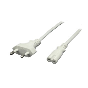  MPL Power Elektro Power Cable POSAC-C7EU18WH 2x0.75mm 1.8m/White