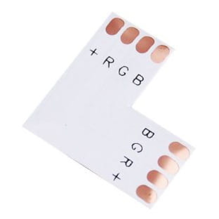 MPL Power Elektro CONT-10L-RGB Angle Connector For RGB LED Strips 10mm Accessories Onetrade MPL Power Elektro CONT-10L-RGB Angle Connector For RGB LED Strips 10mm Accessories Onetrade