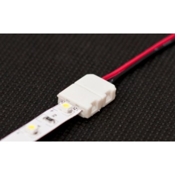 MPL Power Elektro CLICK-8A Connector Για LED Ταινίες 8mm+Καλώδιο 2τμχ Εξαρτήματα Onetrade