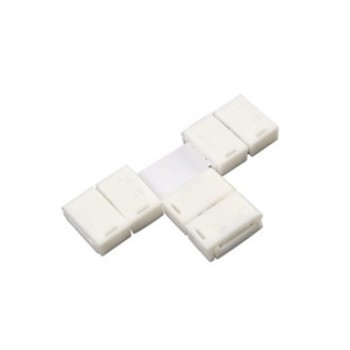 MPL Power Elektro Τριπλός CLICK-8T Connector Για 3528 LED Ταινίες 8mm/12V, Τύπου T 2τμχ Εξαρτήματα Onetrade