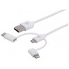 Manhattan ICOC APP-3IN1W - Charging Cable and 3-in-1 USB Data Cables Onetrade