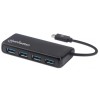 Manhattan IUSB31C-HUB430M - USB 3.2 Gen 1/4-port hub USB Hubs Onetrade