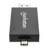 Manhattan IUSB-CARD-735 - USB 3.0 Combo USB-C™/USB-A Multi-Card Reader/Writer USB Hubs Onetrade Manhattan IUSB-CARD-735 - USB 3.0 Combo USB-C™/USB-A Multi-Card Reader/Writer USB Hubs Onetrade