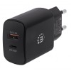 Manhattan IPW-USB-AC-BK IPW - Φορτιστής  τοίχου 27W Μαύρος  Τροφοδοτικά Onetrade