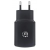 Manhattan IPW-USB-AC-BK IPW - Φορτιστής  τοίχου 27W Μαύρος  Τροφοδοτικά Onetrade