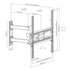 Manhattan ICA-PLB 320M2 - Full-Motion Βάση Τοίχου TV 32-55" Μαύρη Βάσεις Onetrade Manhattan ICA-PLB 320M2 - Full-Motion Βάση Τοίχου TV 32-55" Μαύρη Βάσεις Onetrade