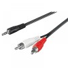 Manhattan ICOC 018-NC-20 - Καλώδιο Ήχου Stereo Jack 3.5mm Σε 2 RCA 1,5m Καλώδια Onetrade