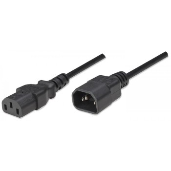 Manhattan ICOC 03-NC - Power Cable VDE C13 Female/C14 Male 1,80m Cables Onetrade