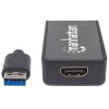 Manhattan IDATA USB3-HDMIM - Μετατροπέας USB 3.0 A σε HDMI Converters Εικόνας Ήχου Onetrade