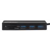 Manhattan IUSB3-HUB3SDM - USB3.2 3Port And 1 Hub SD Card Reader USB Hubs Onetrade