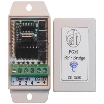 Odytronics Ασύρματος Δέκτης PGM 4-1/RF 433 Mhz