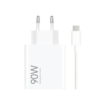 Xiaomi MDY-15EK - HyperCharge Charger with USB-A Port and USB-C Cable 90W White Power Supplies Onetrade