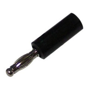 Μπανάνα Αρσενική Πλαστική Νίκελ Μαύρη XJ-B005/B LZ-536N 3 τμχ Αντάπτορς Onetrade