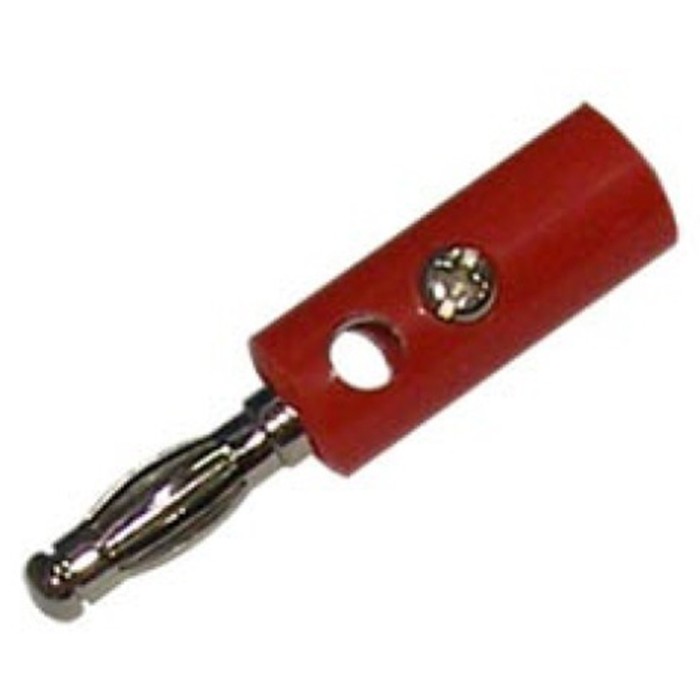 Banana Male Nickel Plastic Red XJ-B005/R LZ-536N 3 pcs Adaptors Onetrade Banana Male Nickel Plastic Red XJ-B005/R LZ-536N 3 pcs Adaptors Onetrade