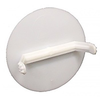 Small Cover plate round with fixing clips Junction Box Onetrade