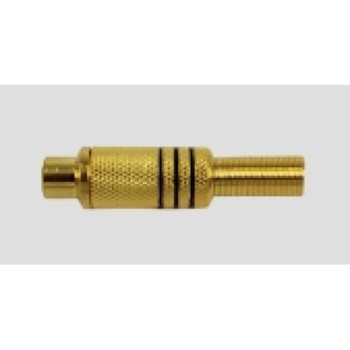 GBC 30.1911.00 - RCA Plug Gold Plated Female Black  Connectors Onetrade