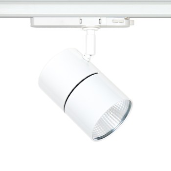 Φωτιστικό Ράγας GENESIS 2COB - 17W/4000K/38°/CRI80 Λευκό Προβολείς ράγας & εξαρτήματα