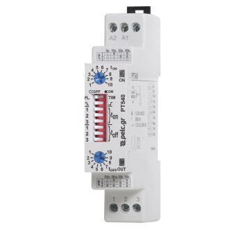 PELC - PT540 Multifunction Timer Relay 0,1sec-60h   Timers Onetrade