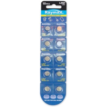 Raymax IBT-KLR57 - LR57 Αλκαλικές Μπαταρίες 1,5V Blister 10 τεμ Μπαταρίες Onetrade