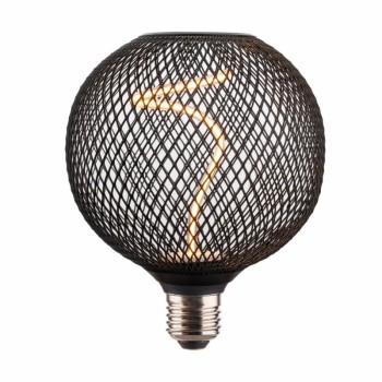 RP Deco Lamp 'VORTEX' G125 Metal Grid Dimmable 4.9W LED Filament Lamps