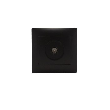 RP - DOMUS T/V Socket Terminal Black RP - DOMUS T/V Socket Terminal Black Cable Switches Onetrade