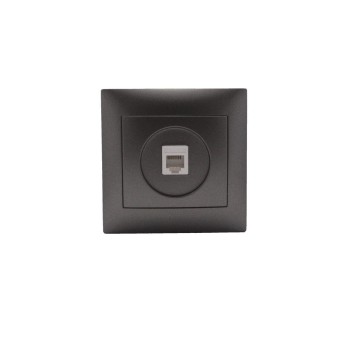 RD Telephone Socket Domus Anthracite RD Telephone Socket Domus Anthracite Cable Switches Onetrade