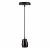 RP Suspension with Black Aluminum Mount E27 'Bullet' and Fabric cable 1.5m Lamp Accessories Onetrade