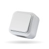 Stinel-Ermes Single External-Wallmount A/R Light Switch IP54-White Light Switches Onetrade