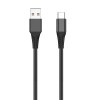 RP Καλώδιο Φόρτισης - USB TYPE-A σε USB-TYPE-C 1m 5V3A (15W) - 9V2A (18W) Μαύρο Καλώδια Onetrade RP Καλώδιο Φόρτισης - USB TYPE-A σε USB-TYPE-C 1m 5V3A (15W) - 9V2A (18W) Μαύρο Καλώδια Onetrade
