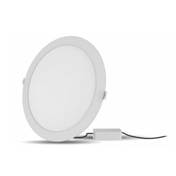 RP Φωτιστικό LED Τύπου PL SLIM 24W/2500Lum/4000K/Χωνευτό/Στρογγυλό (ΚΟΠΗ Φ220) Downlight/Λευκό Φωτιστικά Εσωτερικού Χώρου