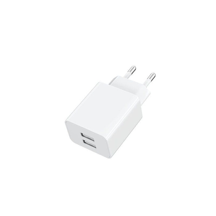 RP - USB Wall/Travel Charger, 2x USB-A ports, 5V x 2.1A, White Power Supplies Onetrade RP - USB Wall/Travel Charger, 2x USB-A ports, 5V x 2.1A, White Power Supplies Onetrade