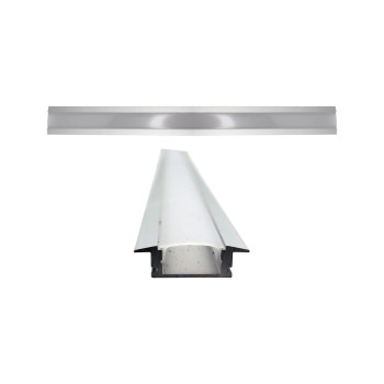 Aluminum Profile - Recessed with Opal Cover Aluminum profile Onetrade